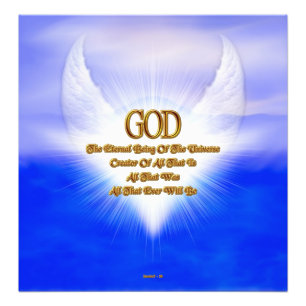 Impression Photo DIEU L'Éternel Créateur Fractage Composition Art