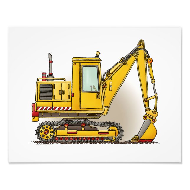 Impression Photo Digger Shovel (Devant)