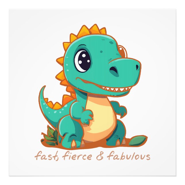 Impression Photo Dinosaures (Devant)