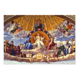 Impression Photo Disputation du Saint Sacrement par Raphael