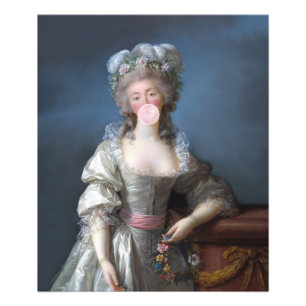Impression Photo Diva du Bubble gum du Barry