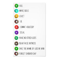 dix commandements drôle liste message humour relig