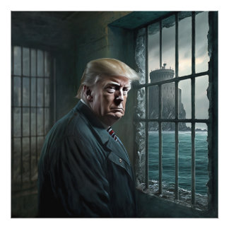 Impression Photo Donald Trump à la prison d'Alcatraz