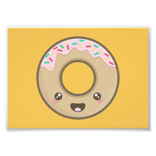 Impression Photo Donut de Kawaii (Devant)