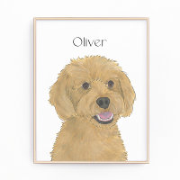 Doodart personnalisé Red Golden Apricot