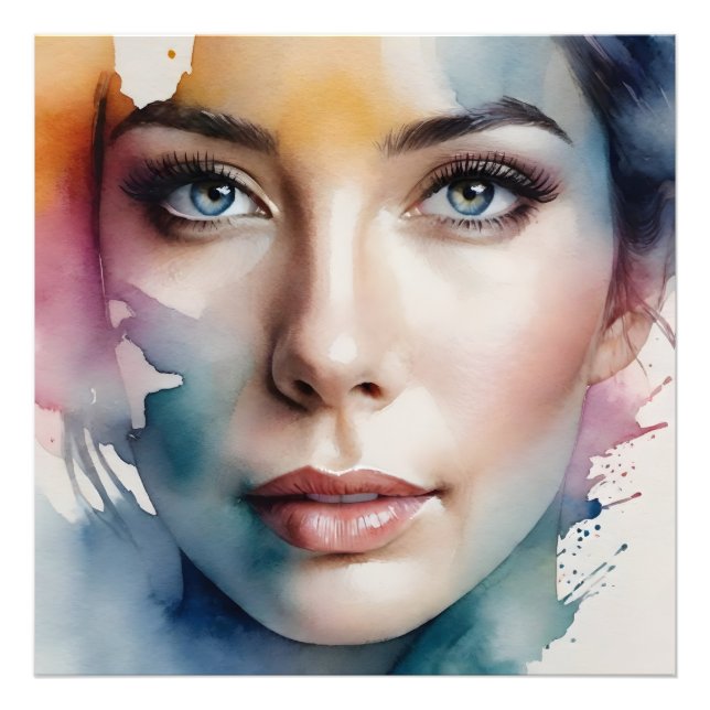 Impression Photo Double exposition art femme (Devant)