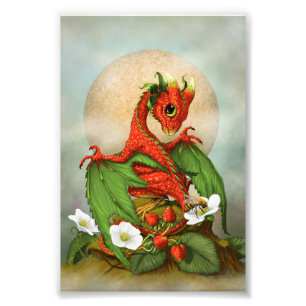Impression Photo Dragon fraise 4x6 Imprimer