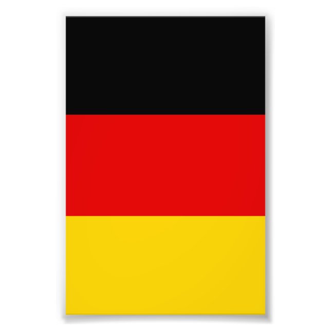 Impression Photo Drapeau allemand (Devant)