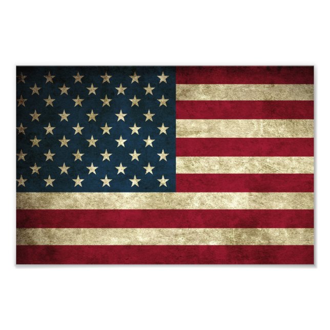 Impression Photo Drapeau américain (Devant)