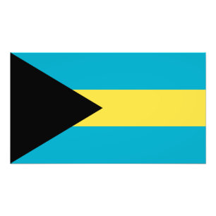 Impression Photo Drapeau bahamien