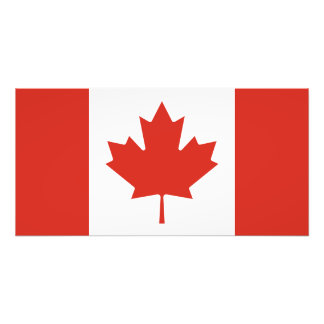Impression Photo Drapeau canadien patriotique