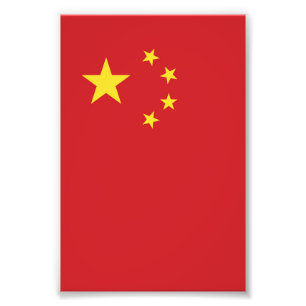Impression Photo Drapeau chinois