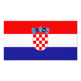 Impression Photo Drapeau croate