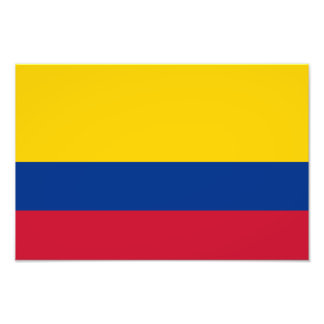 Impression Photo Drapeau de Colombie