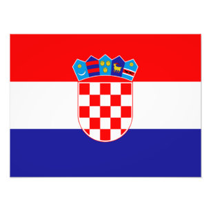 Impression Photo Drapeau de Croatie