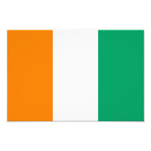 Impression Photo Drapeau de la Côte d'Ivoire