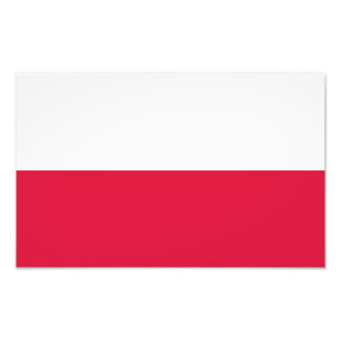 Impression Photo Drapeau de la Pologne