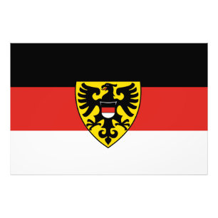 Impression Photo drapeau de la ville de Reutlingen allemagne symbol