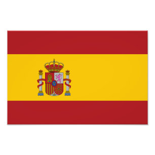 Impression Photo Drapeau de l'Espagne