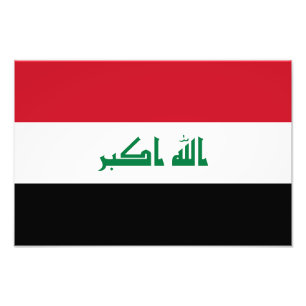 Impression Photo Drapeau de l'Irak