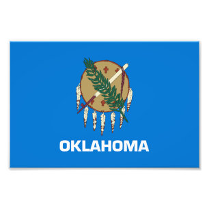 Impression Photo Drapeau de l'Oklahoma