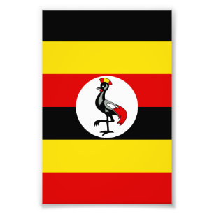 Impression Photo Drapeau de l'Ouganda