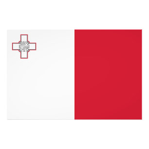 Impression Photo Drapeau de Malte