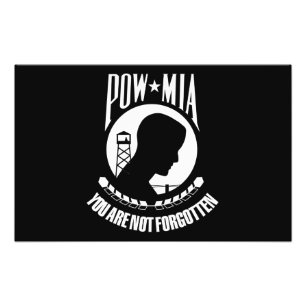 Impression Photo Drapeau de POW-MIA
