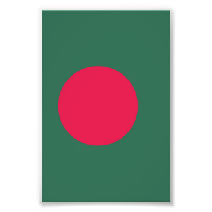 Impression Photo Drapeau du Bangladesh