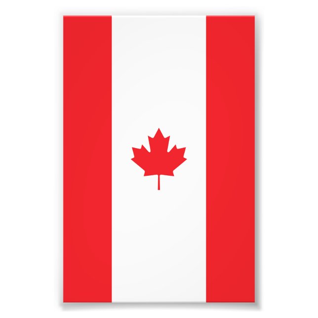 Impression Photo Drapeau du Canada (Devant)