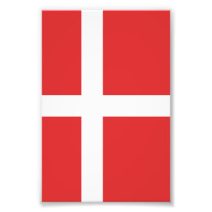 Impression Photo Drapeau du Danemark