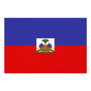 Impression Photo Drapeau du Haïti