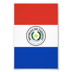 Impression Photo Drapeau du Paraguay