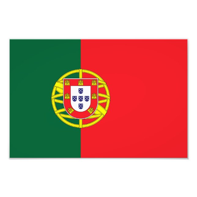 Impression Photo Drapeau du Portugal (Devant)