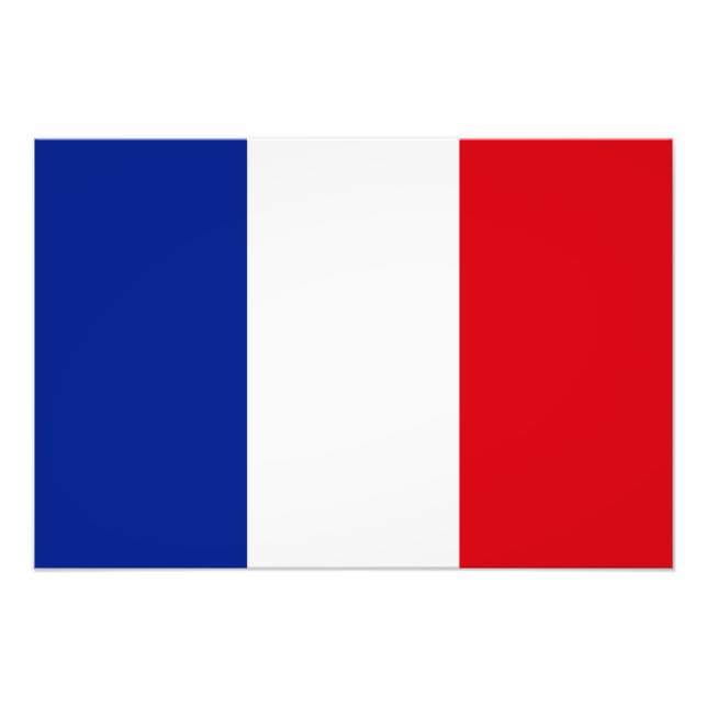 Impression Photo Drapeau France (Devant)