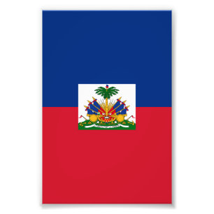 Impression Photo Drapeau Haïti
