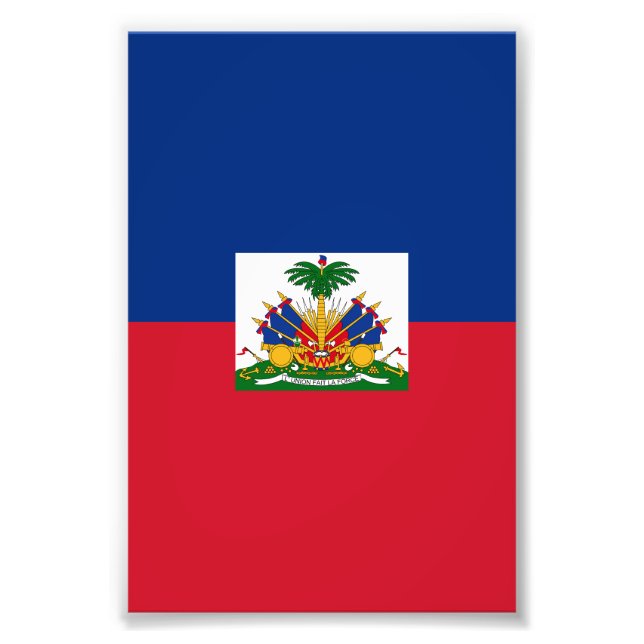 Impression Photo Drapeau Haïti (Devant)