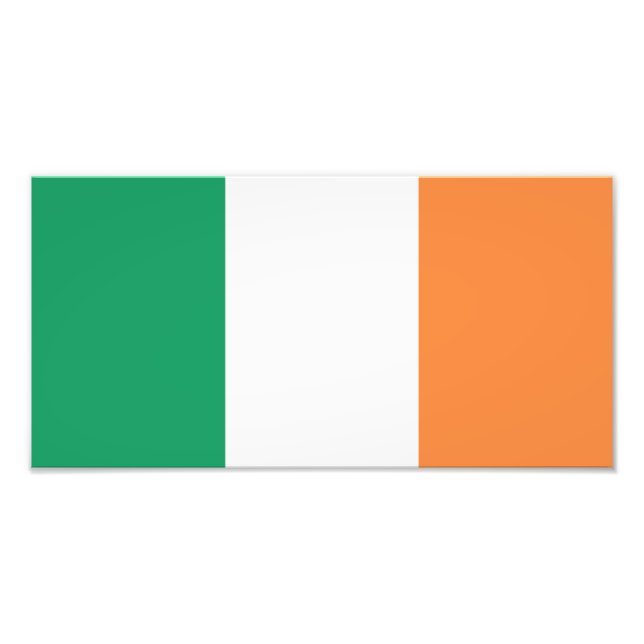 Impression Photo Drapeau irlandais (Devant)