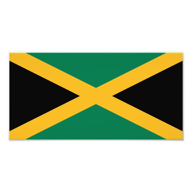 Impression Photo Drapeau Jamaïque (Devant)