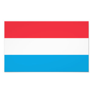Impression Photo Drapeau Luxembourg