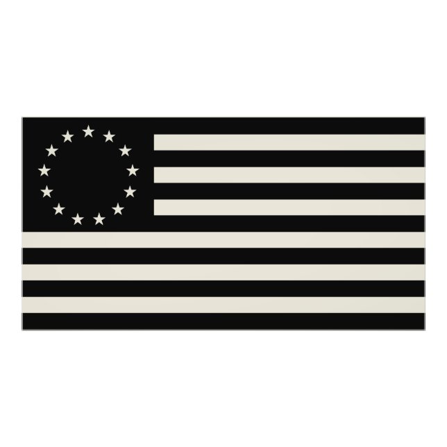 Impression Photo Drapeau Manga, Betsy Ross ou Drapeau Cercle Améric (Devant)