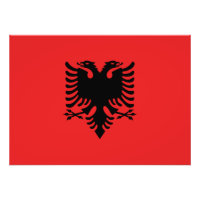 Drapeau patriotique albanais