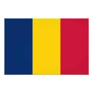 Impression Photo Drapeau Tchad