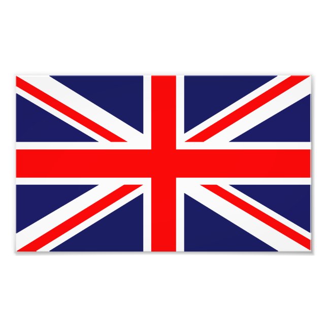 Impression Photo Drapeau Union Jack - UK (Devant)