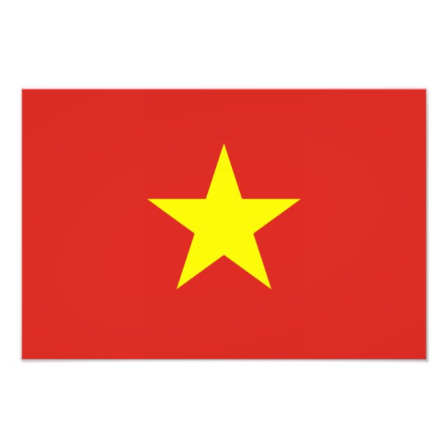 Impression Photo Drapeau vietnamien (Devant)