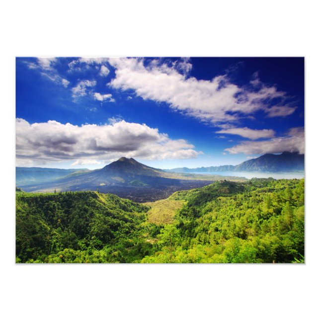 Impression photo du volcan du Mont Batur (Devant)