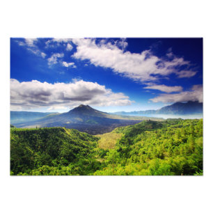 Impression photo du volcan Mount Batur