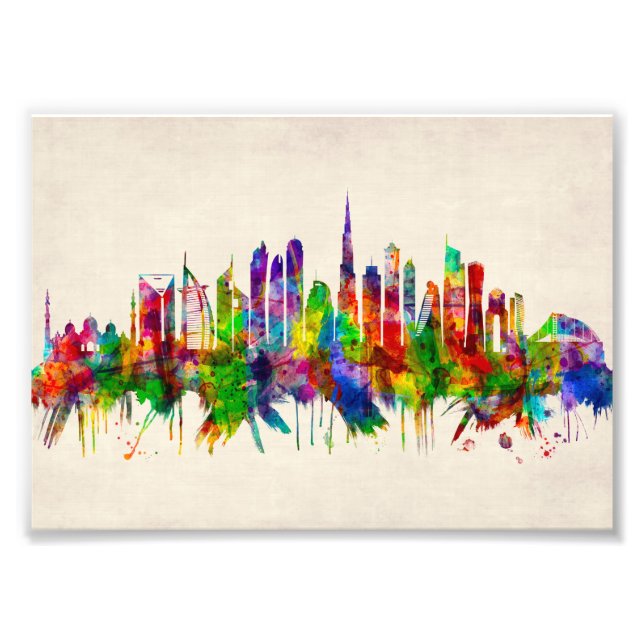 Impression Photo Dubaï United Arab Emirat Skyline (Devant)