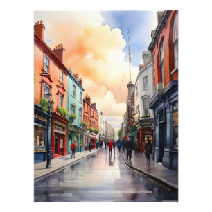 Impression Photo Dublin watercolor