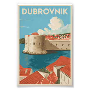 Impression Photo Dubrovnik vintage